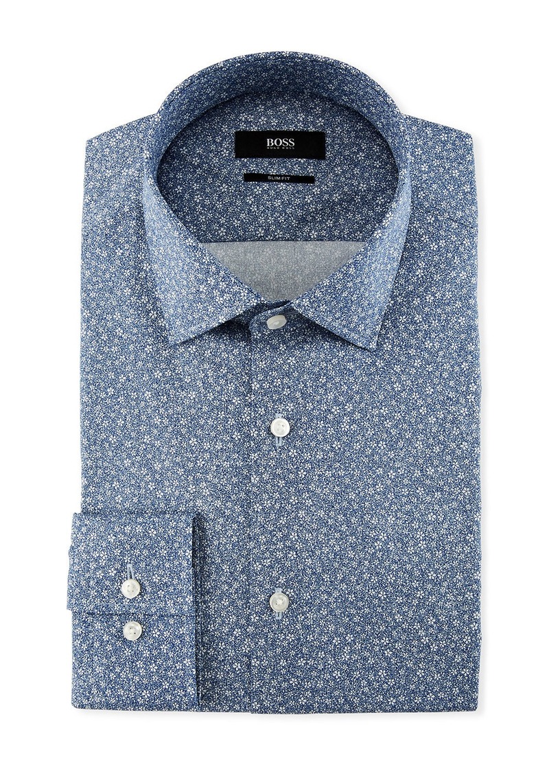 hugo boss flower shirt