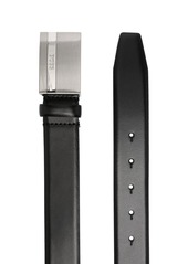 Hugo Boss laser-cut logo buckle belt