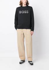 Hugo Boss Salbo logo-embroidered sweatshirt