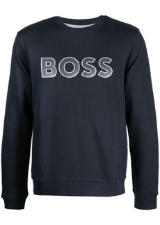 Hugo Boss Salbo logo-embroidered sweatshirt