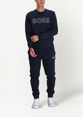 Hugo Boss logo-embroidered sweatshirt