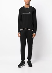 Hugo Boss logo-embroidered track trousers