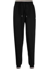 Hugo Boss logo-embroidered track trousers