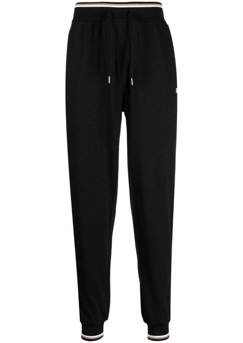 Hugo Boss logo-embroidered track trousers