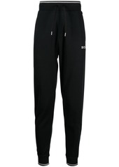 Hugo Boss logo-embroidery cotton track pants