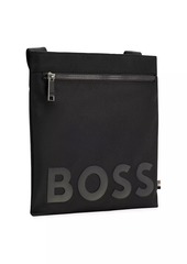 Hugo Boss Logo Envelope Bag In Structured Recycled Material