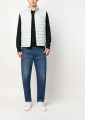 Hugo Boss logo-flocked quilted gilet