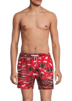 Hugo Boss Logo Graphic Swim Shorts