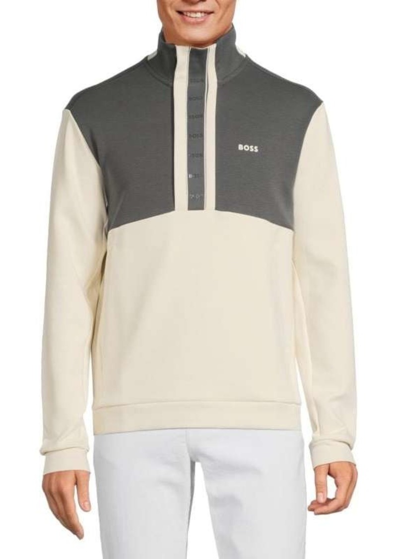 Hugo Boss Logo Highneck Sweatshirt