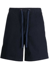 Hugo Boss logo-patch drawstring cotton shorts