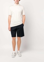 Hugo Boss logo-patch short-sleeved polo shirt