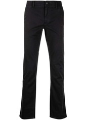 Hugo Boss logo-patch slim-fit trousers