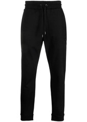 Hugo Boss logo-patch slim track trousers