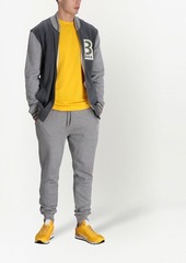 Hugo Boss logo-patch tapered track trousers