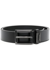 Hugo Boss logo-plaque leather belt