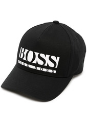 Hugo Boss logo print cap
