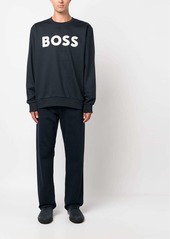 Hugo Boss logo-print cotton sweatshirt