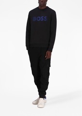 Hugo Boss logo-print cotton sweatshirt