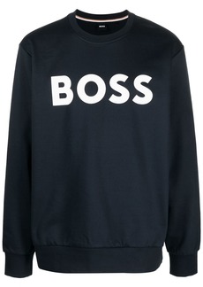 Hugo Boss logo-print cotton sweatshirt