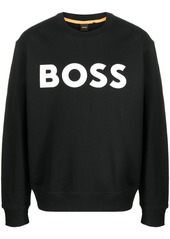 Hugo Boss logo-print cotton sweatshirt