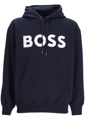 Hugo Boss logo-print drawstring hoodie