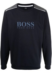 Hugo Boss logo-print jumper