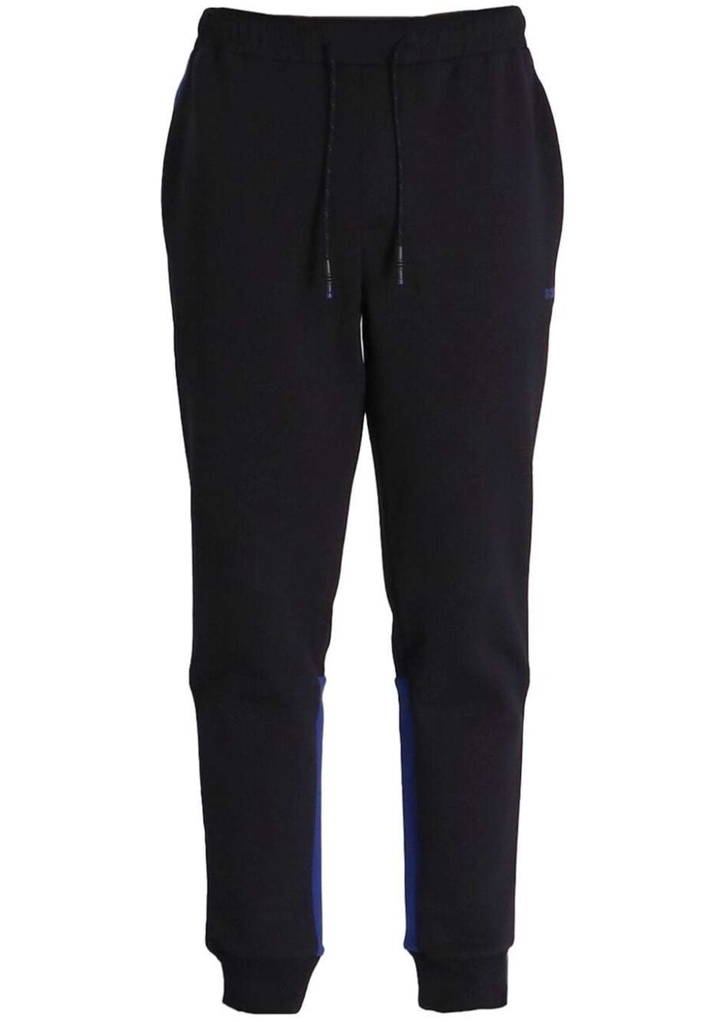 Hugo Boss logo-print side-stripe track pants