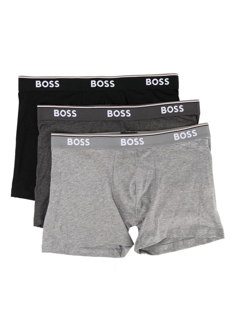 Hugo Boss logo-waistband boxers set of 3