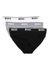 Hugo Boss logo-waistband briefs set of 3