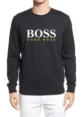 Hugo Boss BOSS Essential Logo Graphic Sweatshirt in Black at Nordstrom