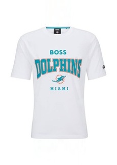 Hugo Boss Men's BOSS X NFL White Miami Dolphins Huddle T-Shirt at Nordstrom
