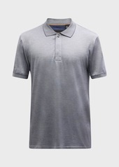 Hugo Boss Men's Cotton Micro-Stripe Polo Shirt