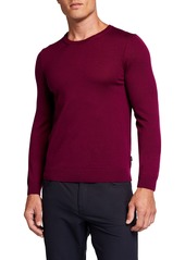 Hugo Boss Men's Solid Wool Crewneck Sweater