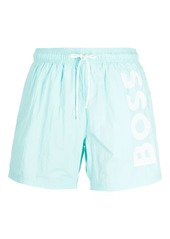 Hugo Boss Octopus logo-print swim shorts