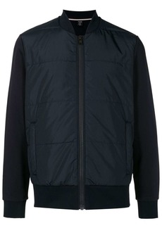 Hugo Boss padded-panel zipped jacket