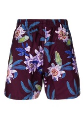 Hugo Boss Piranha floral-print swim shorts