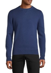 Hugo Boss Regular-Fit Cotton & Virgin Wool-Blend Sweater