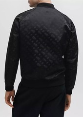 Hugo Boss Regular-Fit Jacket With 3D-Effect Monogram Jacquard