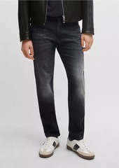 Hugo Boss Regular-Fit Jeans in Italian Cashmere-Touch Denim