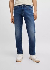 Hugo Boss Regular-Fit Jeans in Soft-Motion Denim