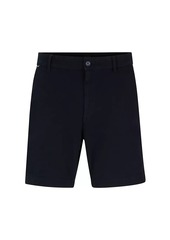 Hugo Boss Regular Fit Regular Rise Shorts in Stretch Cotton