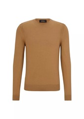 Hugo Boss Regular-Fit Sweater In Wool, Silk And Cashmere