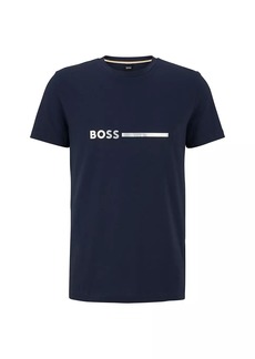 Hugo Boss Regular-fit T-shirt in cotton with UV protection