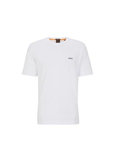 Hugo Boss Relaxed-fit cotton T-shirt with racing-inspired prints