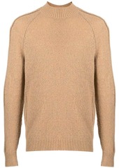 Hugo Boss ribbed-panel knitted jumper