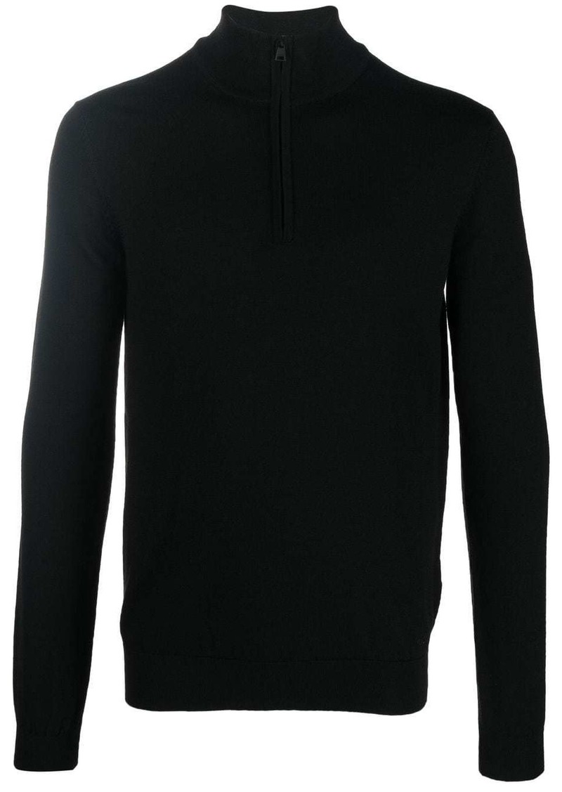 Hugo Boss roll-neck virgin wool jumper