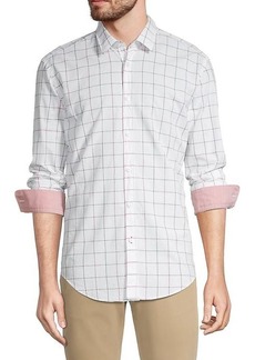 Hugo Boss Ronni Slim-Fit Windowpane Shirt