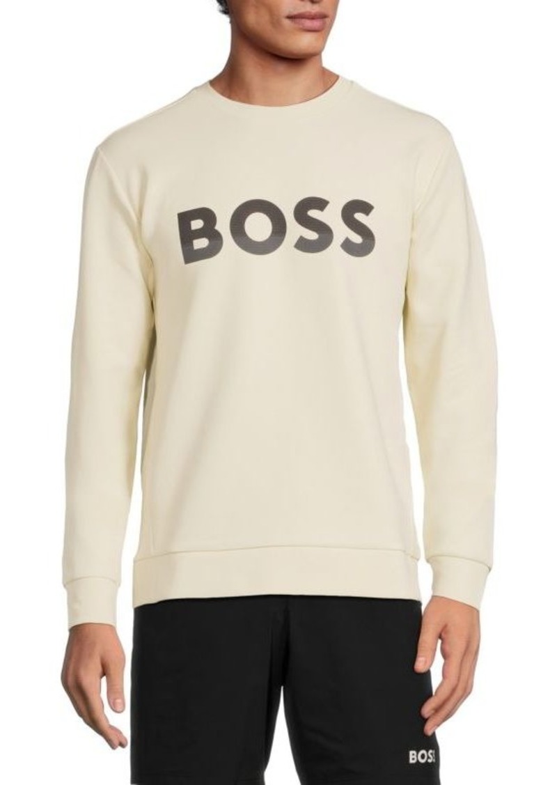 Hugo Boss Salbo Logo Graphic Sweatshirt