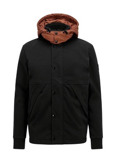 Hugo Boss Seeger Button-Front Hooded Jacket