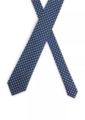 Hugo Boss Silk Tie with Jacquard Woven Pattern
